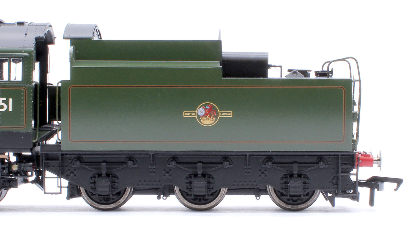 Black Label Battle of Britain Winston Churchill 34051 BR Green Totem Steam Locomotive - DCC Sound & Smoke
