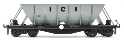 G/7-HWS1 Bogie Hopper Wagon "I.C.I" Grey No.3203 - Triple Pack Box Set