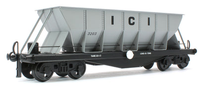 G/7-HWS1 Bogie Hopper Wagon "I.C.I" Grey No.3203 - Triple Pack Box Set