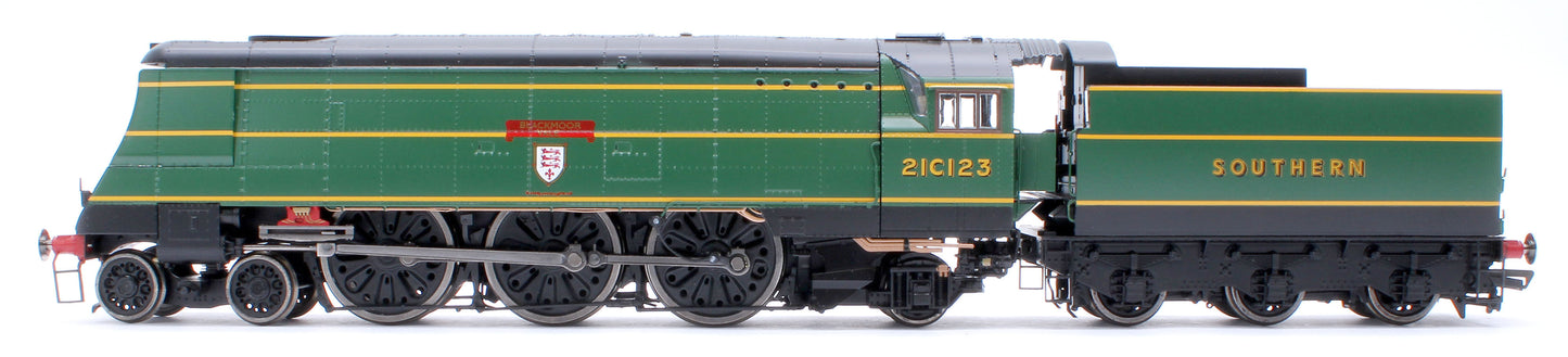 Black Label West Country Blackmore Vale 21C123 SR Malachite Green (As Preserved) Steam Locomotive - DCC Sound & Smoke