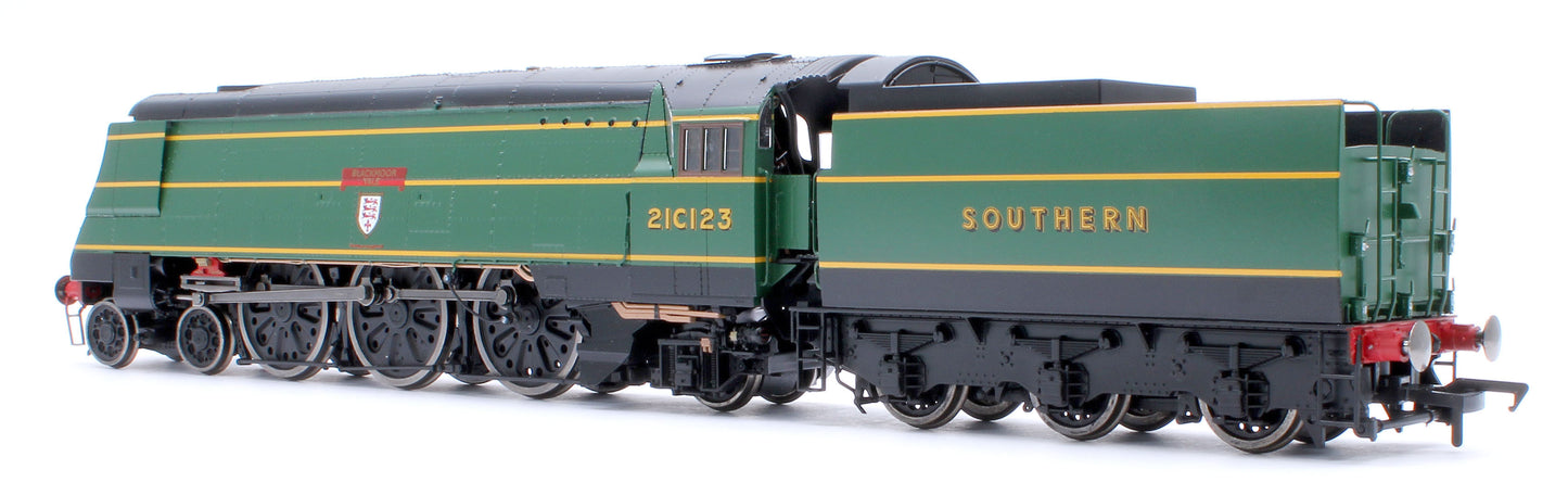 Black Label West Country Blackmore Vale 21C123 SR Malachite Green (As Preserved) Steam Locomotive - DCC Sound & Smoke