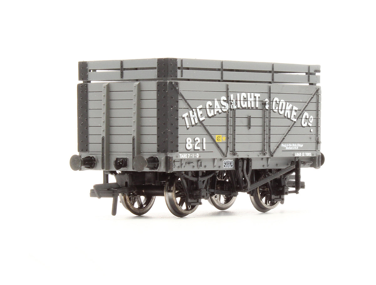 Pre-Owned 8 Plank Wagon With Coke Rail 'The Gas Light & Coke Co' No.821