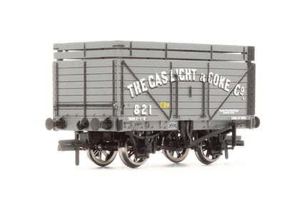 Pre-Owned 8 Plank Wagon With Coke Rail 'The Gas Light & Coke Co' No.821