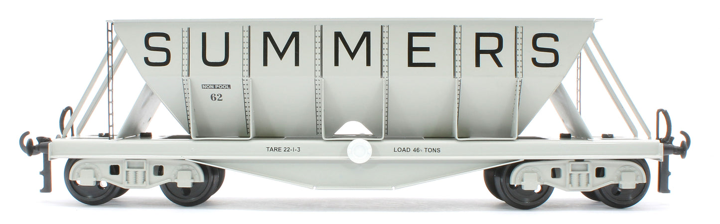 G/7-HWS2 Bogie Hopper Wagon "Summers" Grey No.62 - Triple Pack Box Set