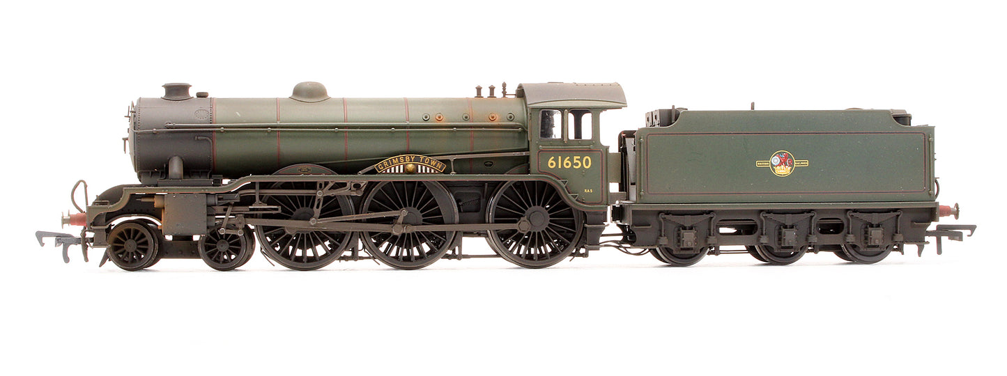 Pre-Owned BR 4-6-0 Class B17/6 'Grimsby Town' 61650 Steam Locomotive - Custom Weathered