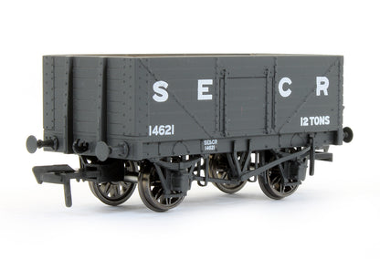 Set of 3 SECR 12 Ton 7 Plank Mineral Wagons (SR Diagram 1358) - Late SECR Livery (Dark Grey)