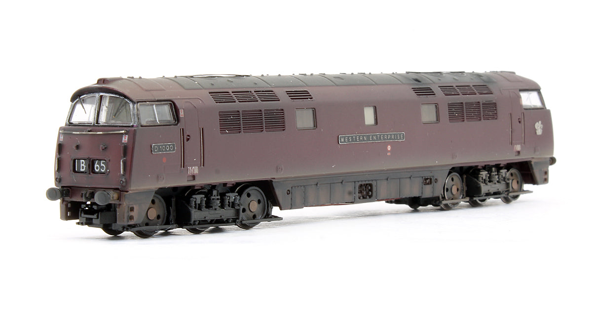 Pre-Owned Class 52 BR Maroon 'Western Enterprise' D1000 Diesel Locomotive - Weathered - DCC Fitted