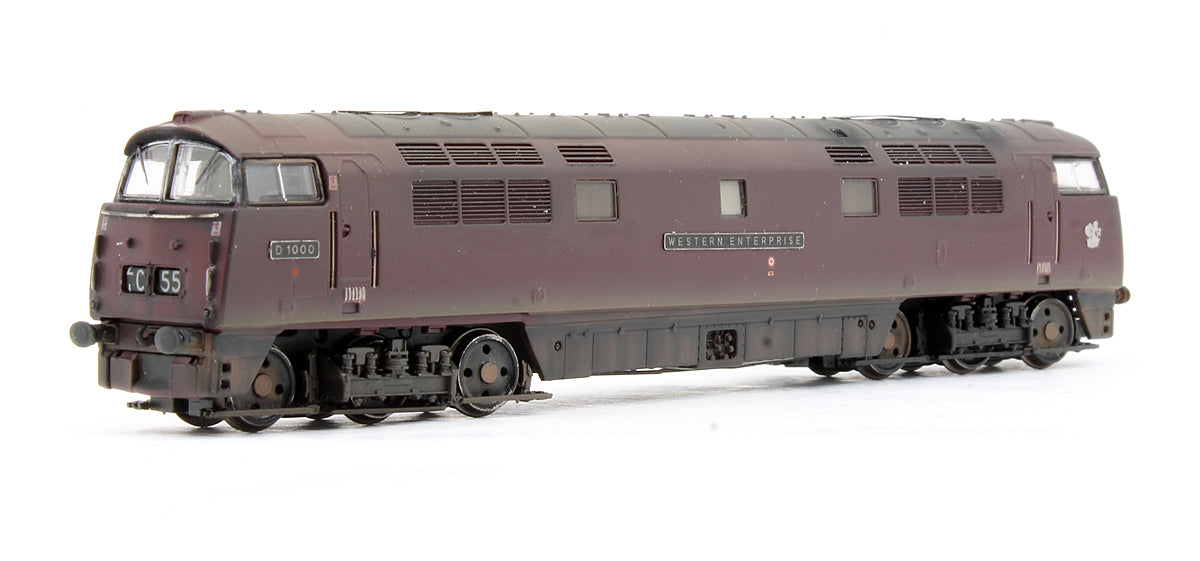 Pre-Owned Class 52 BR Maroon 'Western Enterprise' D1000 Diesel Locomotive - Weathered - DCC Fitted
