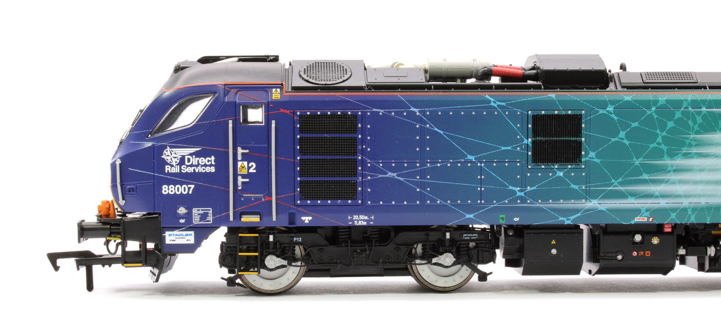 Class 88 'Electra' 88007 DRS Electro-Diesel Locomotive (DCC Sound & Working Pantograph)