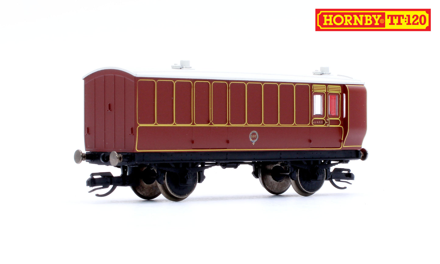LB&SCR 4 Wheel Coach 3rd Class Brake Baggage