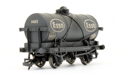 Pre-Owned Set Of 3 'Esso' Black 14 Ton Tank Wagons - Weathered