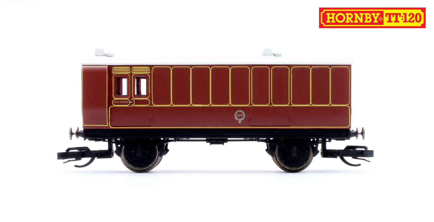 Pre-Owned TT4058 LB&SCR 4 Wheel Coach Passenger Brake No.102