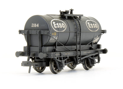 Pre-Owned Set Of 3 'Esso' Black 14 Ton Tank Wagons - Weathered