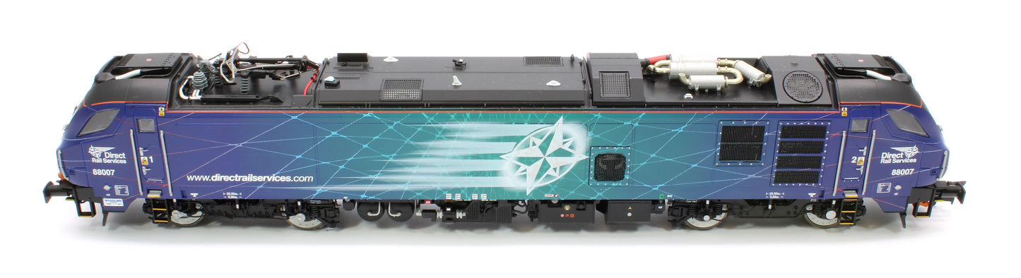 Class 88 'Electra' 88007 DRS Electro-Diesel Locomotive (DCC Sound & Working Pantograph)