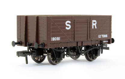 Set of 3 SECR 12 Ton 7 Plank Mineral Wagons (SR Diagram 1358) - SR Brown Livery