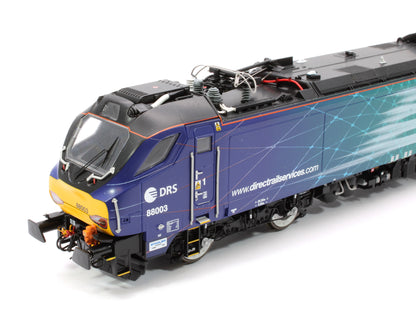 Class 88 'Genesis' 88003 DRS Electro-Diesel Locomotive (DCC Fitted & Working Pantograph)