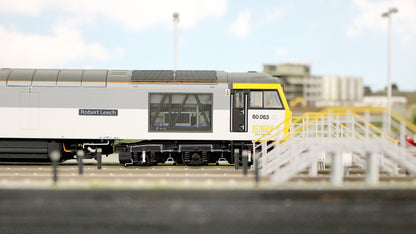 Bespoke Class 60 60063 'Robert Leech' ESH Rail Services Grey Diesel Locomotive - DCC Sound - Expert Rails Bespoke Re-livery