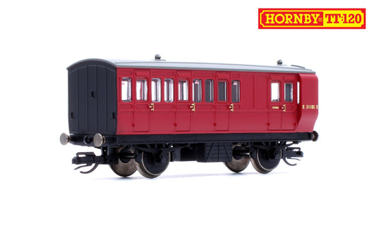 Pre-Owned TT4061 BR 4 Wheel Coach 3rd Class Brake No.E31185E