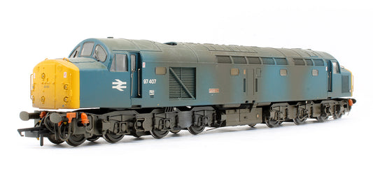 Pre-Owned Class 40 Diesel 97407 'Aureol' BR Blue Departmental - Weathered - DCC Sound