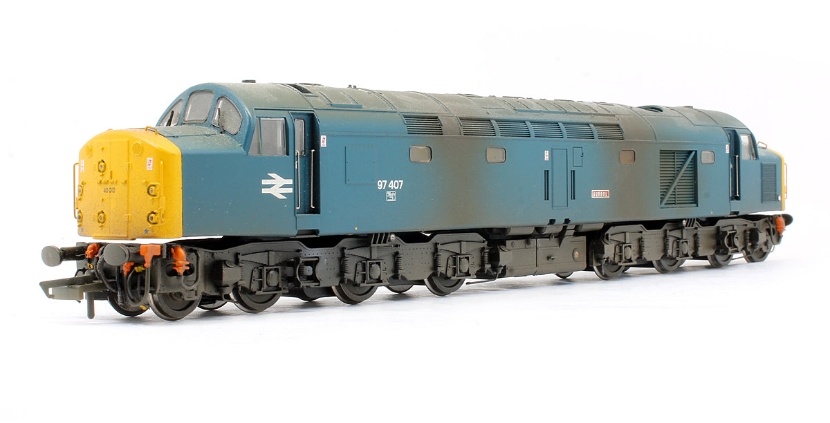 Pre-Owned Class 40 Diesel 97407 'Aureol' BR Blue Departmental - Weathered - DCC Sound