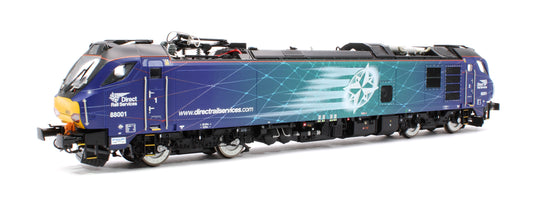 Class 88 'Revolution' 88001 DRS Electro-Diesel Locomotive (DCC Fitted & Working Pantograph)