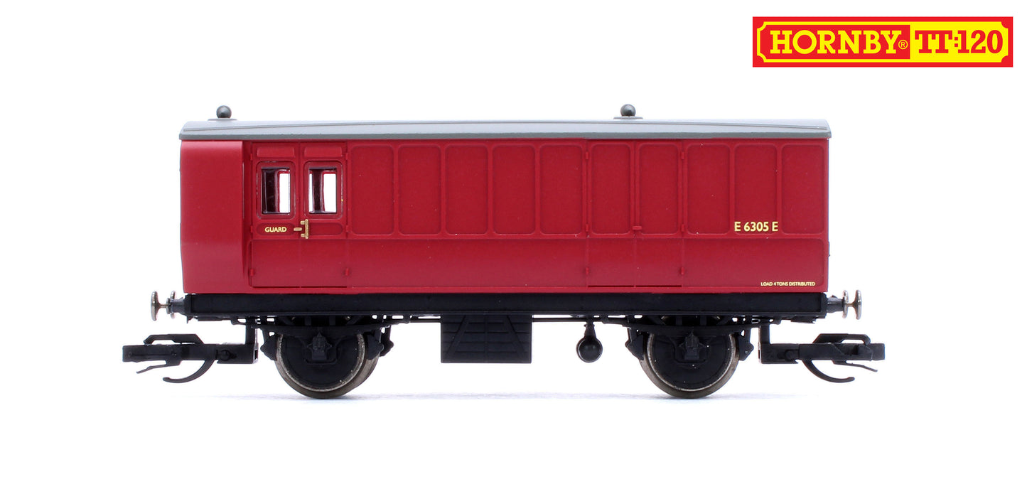 BR 4 Wheel Coach 3rd Class Brake Baggage