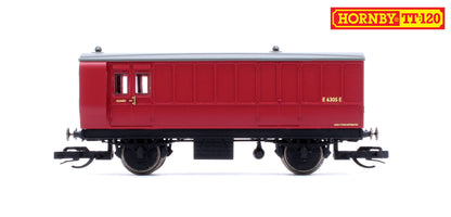 BR 4 Wheel Coach 3rd Class Brake Baggage