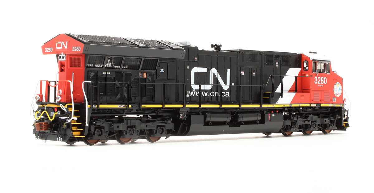 Pre-Owned GE Tier 4 GEVO Canadian National ET44AC CN (Angled Exhaust) - Road #3280 - DCC Sound