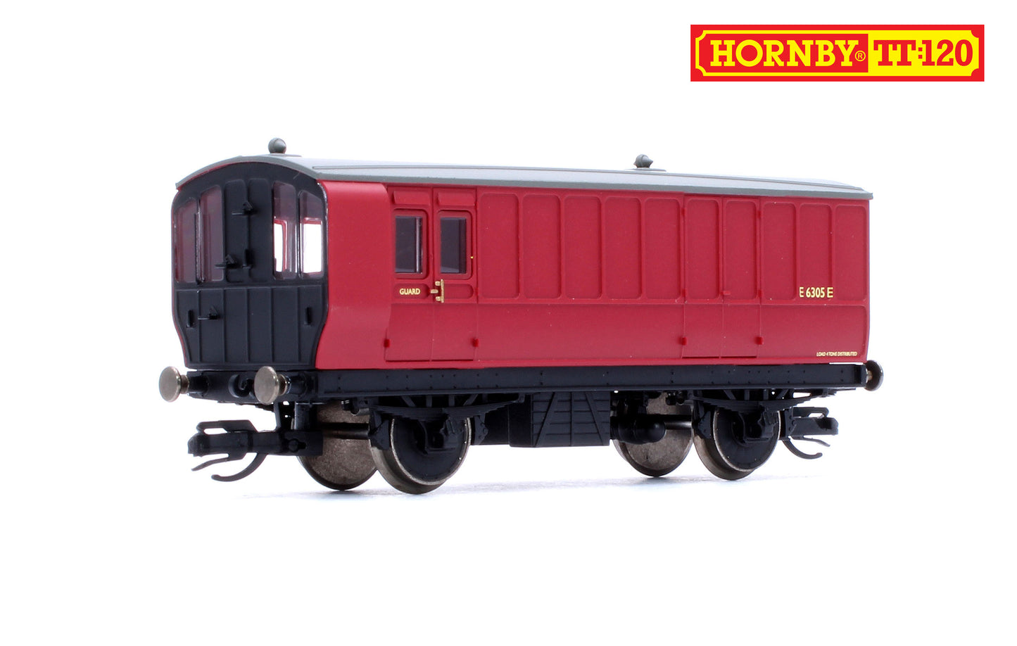 BR 4 Wheel Coach 3rd Class Brake Baggage