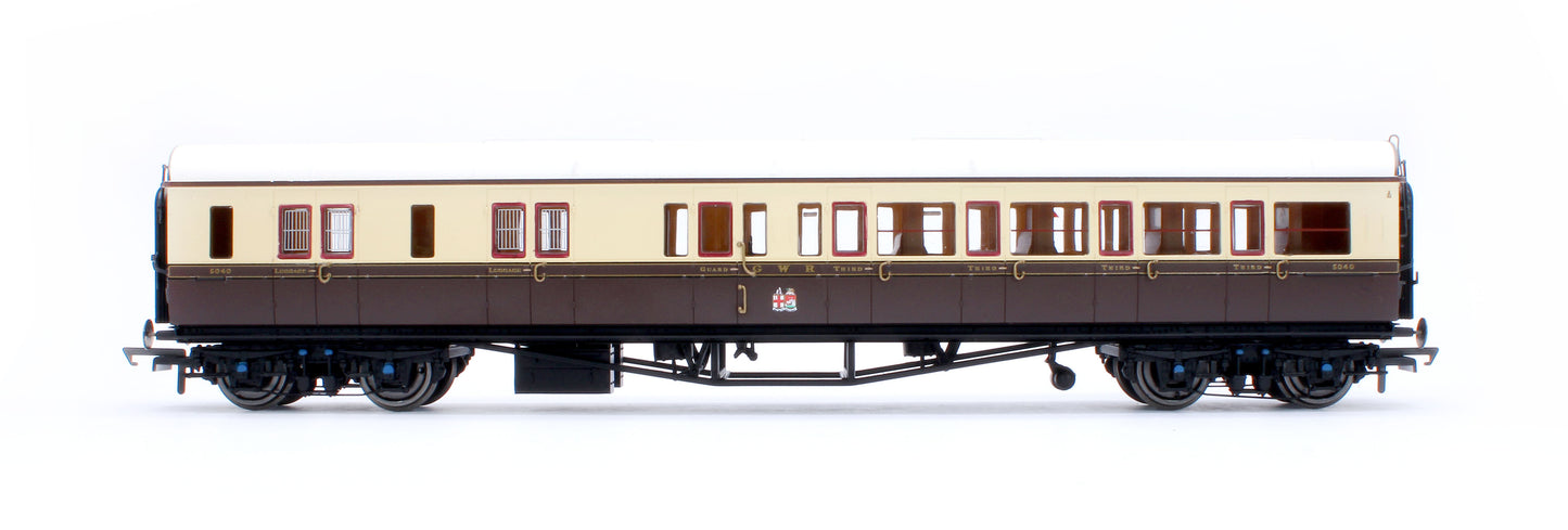 GWR Collett Coaches Corridor Brake Third LH No.5040