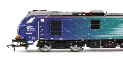 Class 88 'Revolution' 88001 DRS Electro-Diesel Locomotive (DCC Sound & Working Pantograph)