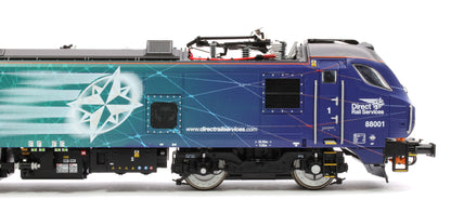 Class 88 'Revolution' 88001 DRS Electro-Diesel Locomotive (DCC Sound & Working Pantograph)