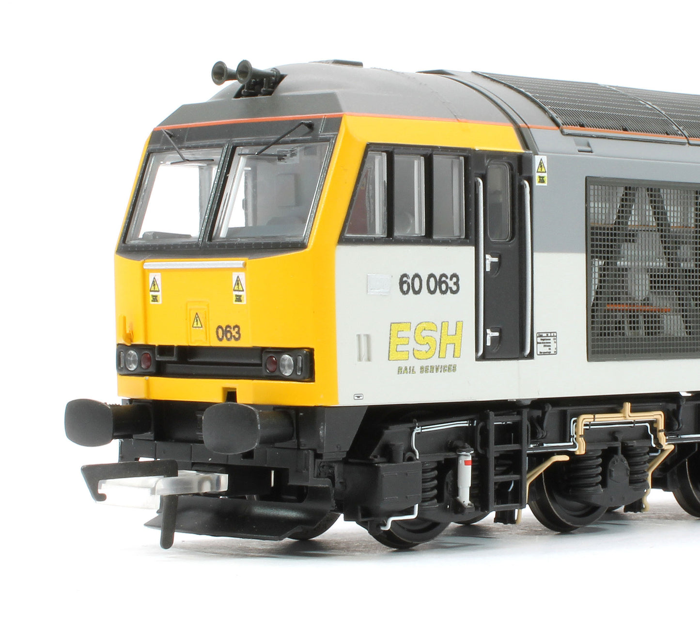 Bespoke Class 60 60063 'Robert Leech' ESH Rail Services Grey Diesel Locomotive - DCC Sound - Expert Rails Bespoke Re-livery
