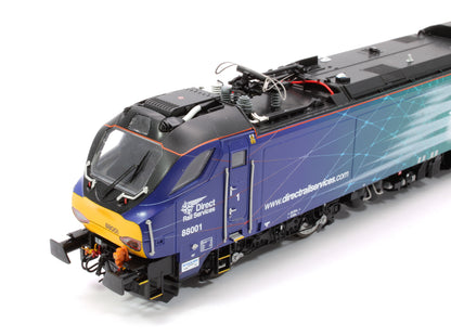 Class 88 'Revolution' 88001 DRS Electro-Diesel Locomotive (DCC Fitted & Working Pantograph)