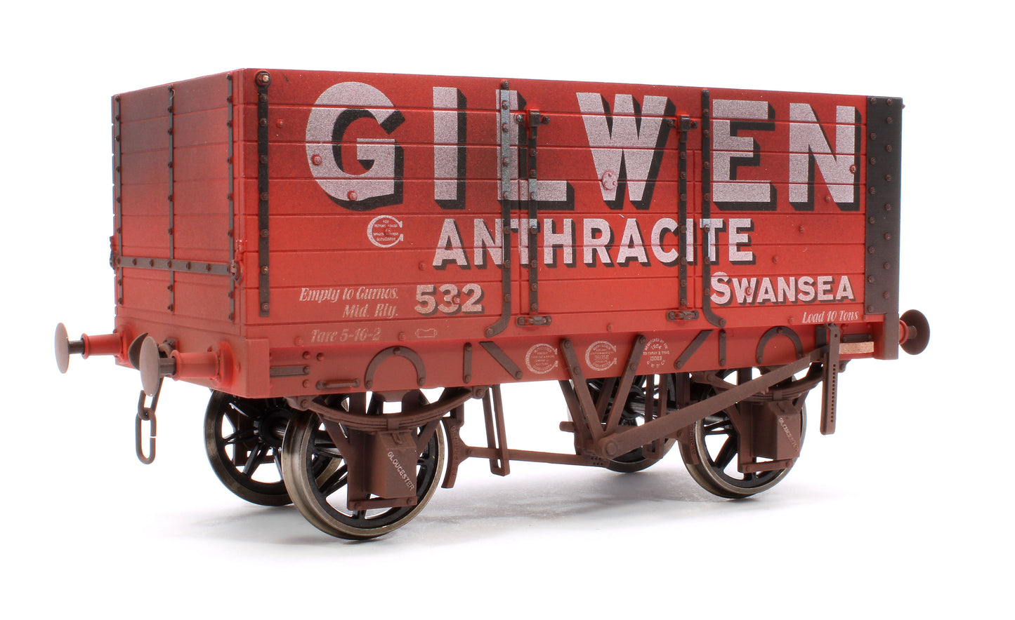 7 Plank 9' W/B Three Door Gilwen 532 - Weathered