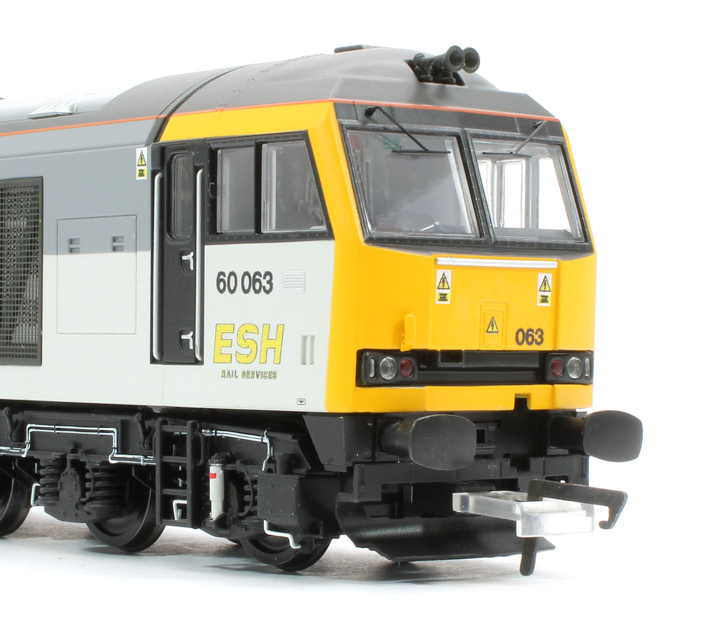 Bespoke Class 60 60063 'Robert Leech' ESH Rail Services Grey Diesel Locomotive - DCC Sound - Expert Rails Bespoke Re-livery