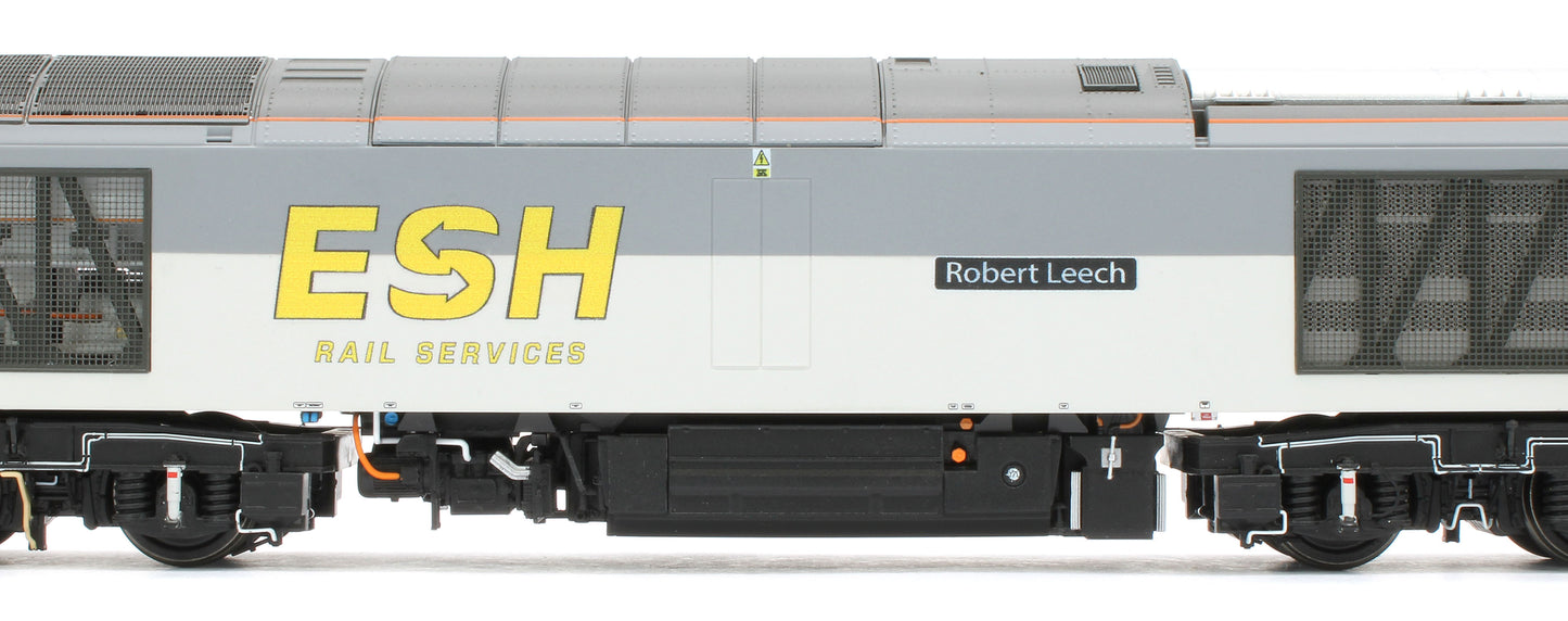 Bespoke Class 60 60063 'Robert Leech' ESH Rail Services Grey Diesel Locomotive - DCC Sound - Expert Rails Bespoke Re-livery