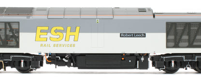 Bespoke Class 60 60063 'Robert Leech' ESH Rail Services Grey Diesel Locomotive - DCC Sound - Expert Rails Bespoke Re-livery