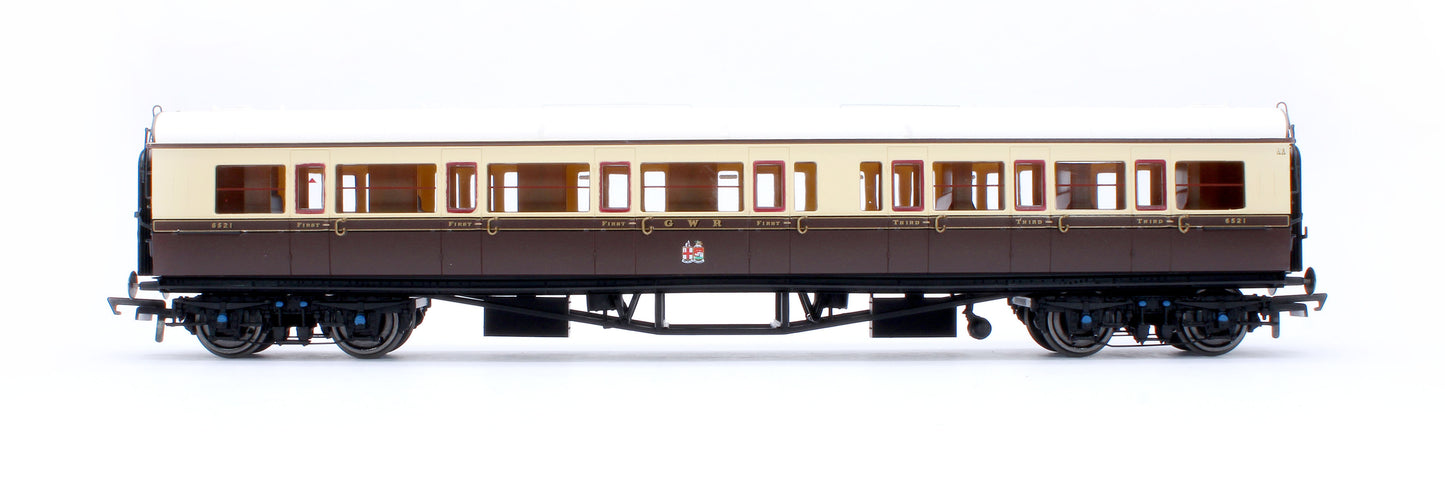 GWR Collett Coaches Corridor Composite LH No.6521