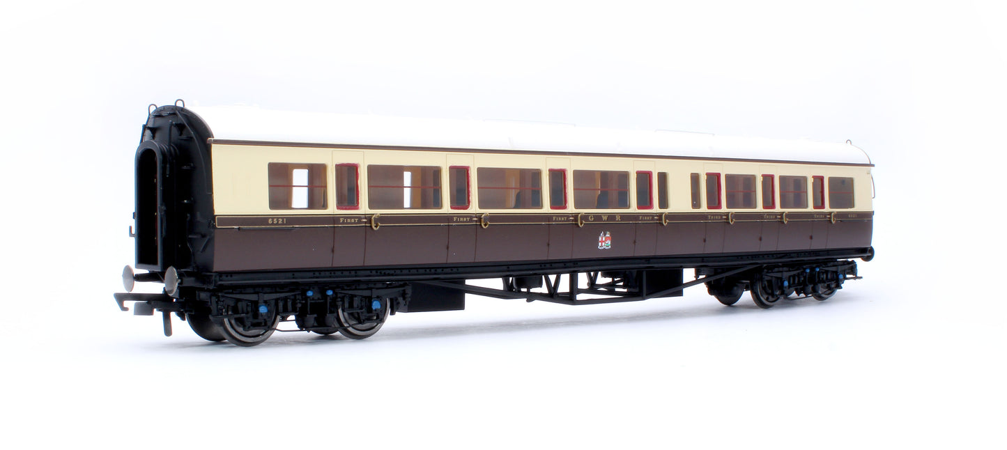 GWR Collett Coaches Corridor Composite LH No.6521