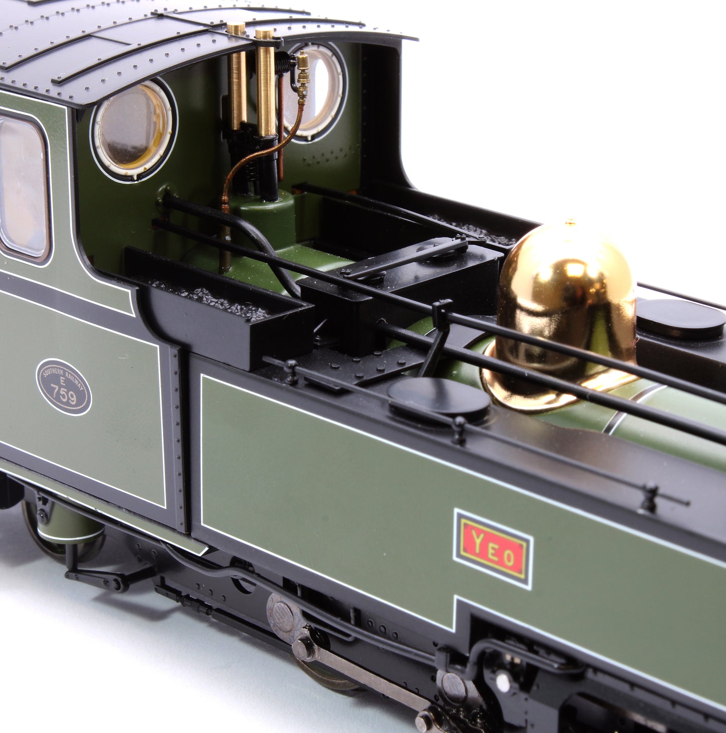 Lynton & Barnstaple Manning Wardle 2-6-2 YEO Southern Livery 1927-1929 (late Cab) DCC Fitted