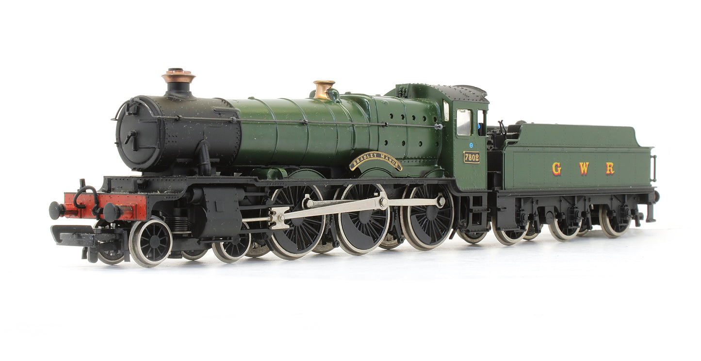 Pre-Owned Manor Class 4-6-0 'Bradley Manor' 7802 GWR Green Steam Locomotive