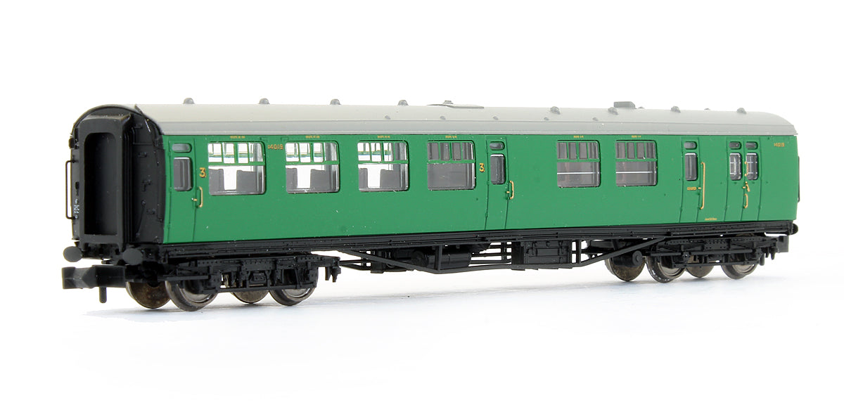 Pre-Owned Bulleid Semi Open Third Brake Coach BR (SR) Malachite Green