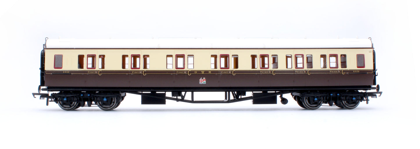 GWR Collett Coaches Corridor Composite RH No.6522