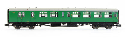 Pre-Owned Bulleid Semi Open Third Brake Coach BR (SR) Malachite Green