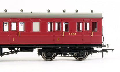 Pre-Owned R4748 BR EX-LSWR Non-Corridor Brake Composite Coach (Diag 418) 'S6402S' Set 43