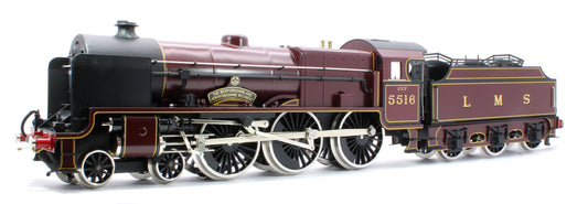 E/42-B Patriot Class "The Bed & Herts Reg" 4-6-0 LMS Gloss Lined Maroon No. 5516 Steam Locomotive