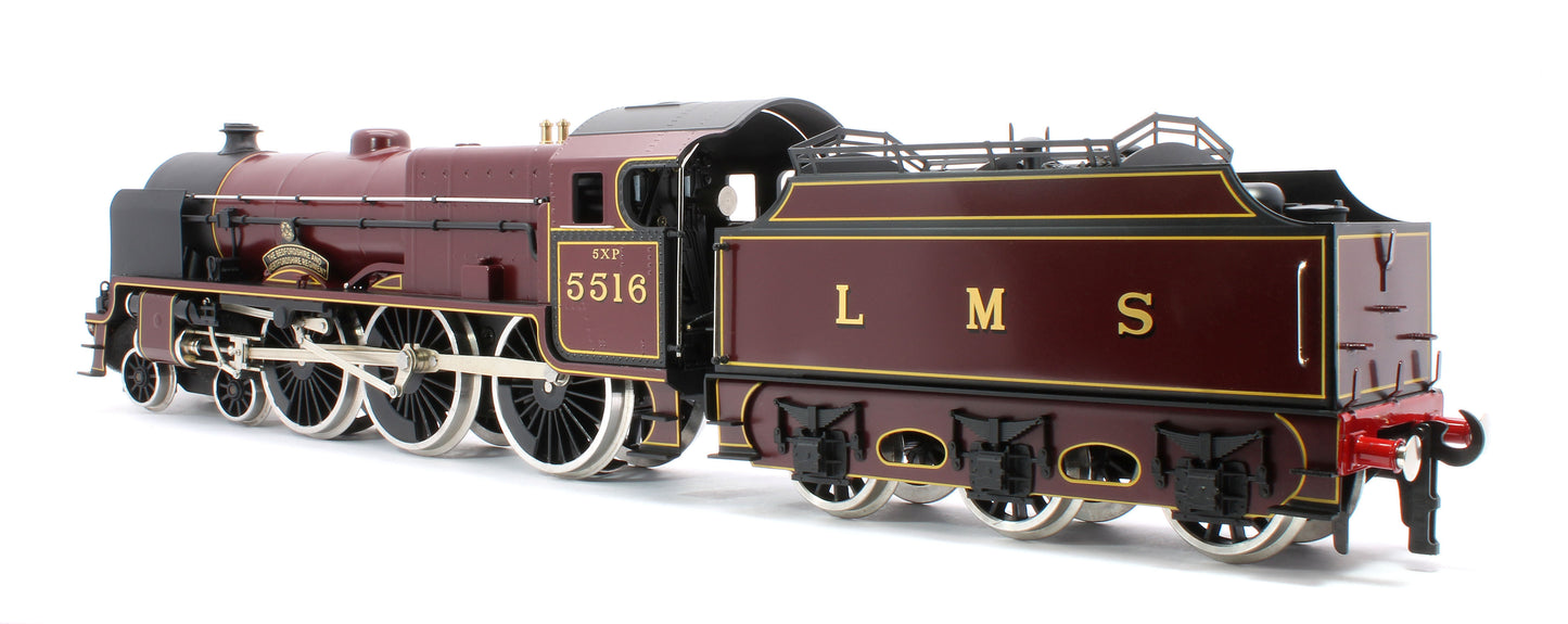 E/42-B Patriot Class "The Bed & Herts Reg" 4-6-0 LMS Gloss Lined Maroon No. 5516 Steam Locomotive