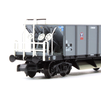 BR YGB 'Stingray' Bogie Hopper Wagon Transrail Grey No. DB980172