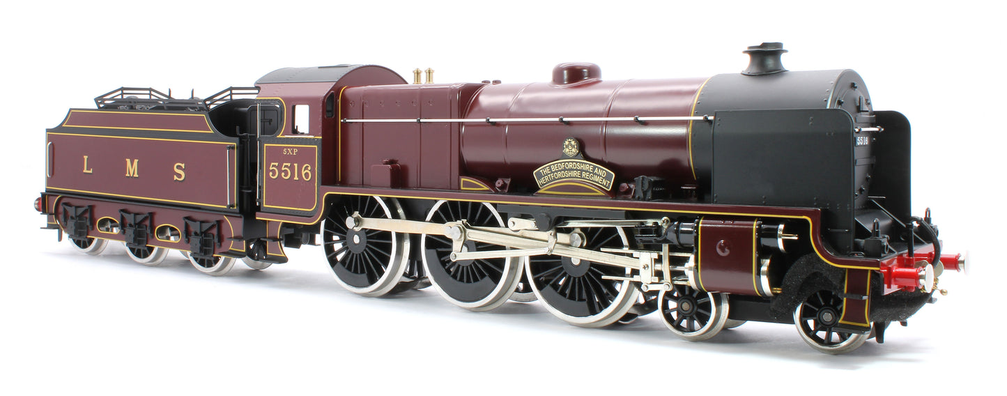 E/42-B Patriot Class "The Bed & Herts Reg" 4-6-0 LMS Gloss Lined Maroon No. 5516 Steam Locomotive